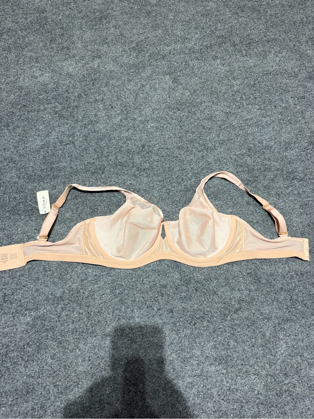 Soma Sheer Underwire Bra in Blush